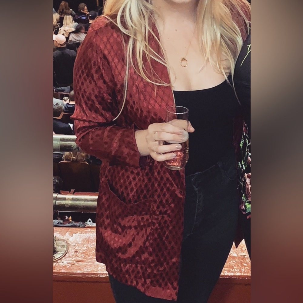 BAND OF GYPSIES Red Blazer